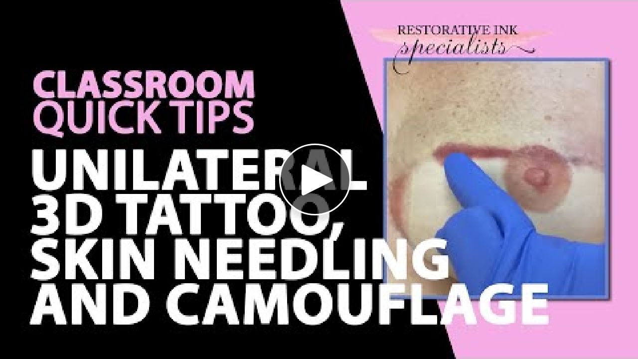 Video: Unilateral 3D Tattoo, Skin Needling & Camouflage